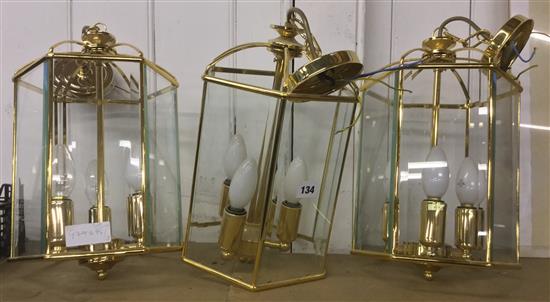 3 hall lanterns